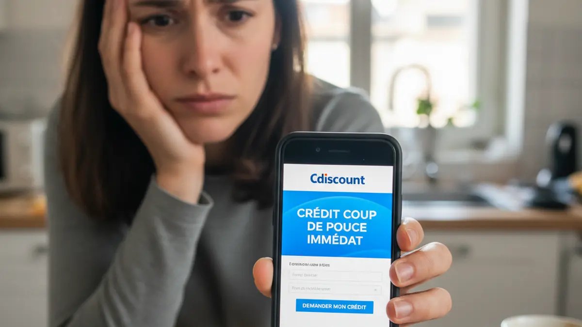 Crédit coup de pouce immédiat Cdiscount : jusqu'à 3000 euros versés en 24 heures