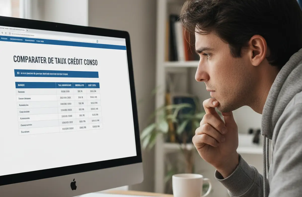 Comparateur taux crédit conso