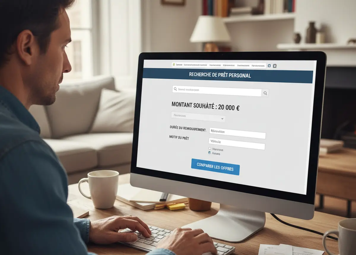Comparatif prêt 20000 euros sur 10 ans